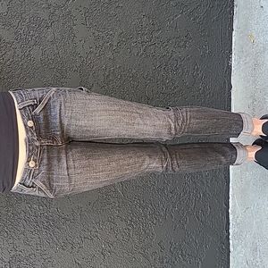 Morphine Generation dark gray denim skinny jeans low rise